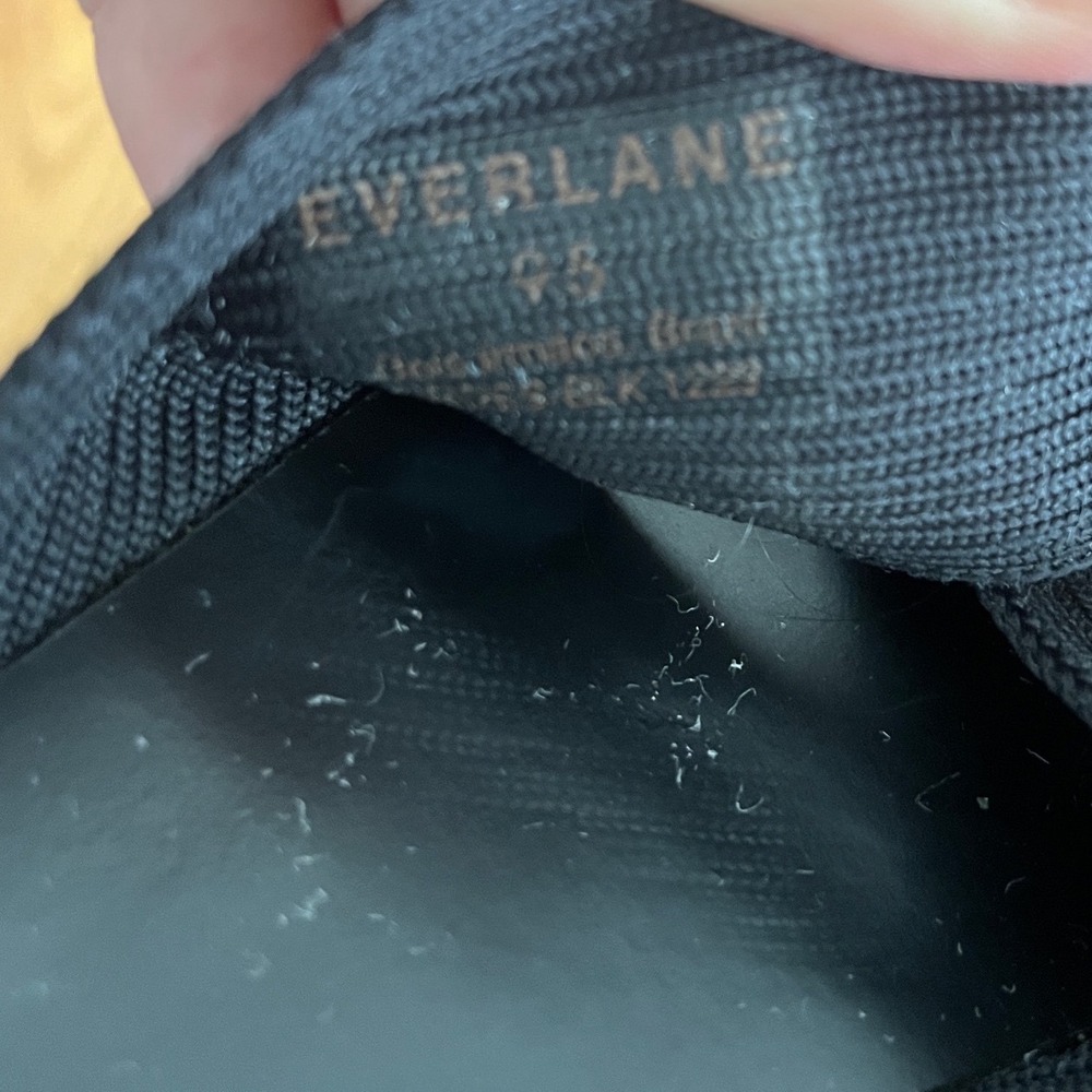Everlane The ReKnit Crossover Sandal Black Size 9.5 - Picture 4 of 5